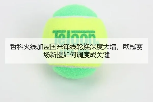 哲科火线加盟国米锋线轮换深度大增，欧冠赛场新援如何调度成关键